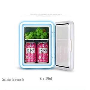 YYL Refrigerador de autos-Mini refrigerador Nevera refrigerada 4L ...