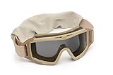 Revision Military Desert Locust Goggles Basic Solar 4-0309-0511 Desert Locust Goggles Basic Solar Desert Tan, Solar