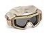 Revision Military Desert Locust Goggles Basic Solar 4-0309-0511 Desert Locust Goggles Basic Solar Desert Tan, Solar