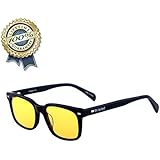 Blue Light Blocking filter Computer Glasses for Better Sleep Shileded nighttime Eyewear, Digital Eye Strain Prevention Anti Glare Gamer Glasses Reading Eyeglasses -FDA Registered