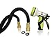 Garden Hose 50 Ft by LOVEL | Expandable Hose 50 Ft , Hose Nozzle 9 Settings, Brass Fittings. Enjoy Watering With Your Flexible Hose Quick Connect, Water Hose For All Uses. Expands 3X, High pressure