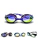 Swimtastic Swim Goggles (Purple) with Free Bonus Ear Plugs - Fog Resistant with UV Protection For All Day Comfort and Clarity ~ Fits Men, Women or K