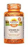 Sundown Naturals Vitamin D3 1000 IU, 400 Softgels
