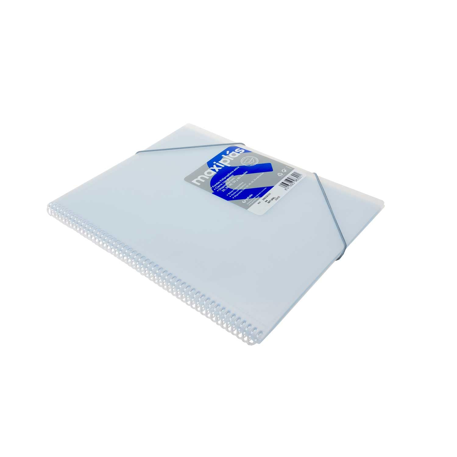 grafoplás 39836000-carpeta 60 Pockets A4 Spiral Bound with On, Transparent