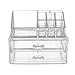 2 Piece Detachable Makeup Organizer & Cosmetic Storage, Clear Acrylic, With 2 Drawers, Countertop Space Saving Storage, Fits Lipsticks, Brushes, Jewelry, Creams, Nail Polish And More