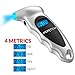 3 In 1 FORTEM Digital Tire Pressure Gauge Monitor 100 PSI + LED Flashlight - Ideal for Car, Truck, Bike & Motorcycle (Silver)