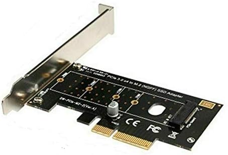 Multibao M-Key M.2 NVME SSD to PCI Express X4 X8 X16 Gen3 Converter Adapter Card, Support M.2 M Key NVME SSD with PCI-E protocol
