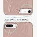 iPhone 7 Plus / iPhone 8 Plus Mirror Wallet Case - Spessn Enclosed Mirror Back Cover with 3 Bank Card Slot Protective Hard Case for Apple iPhone 7/8 Plus 2017 - 5.5 Inch (Rose Gold)