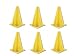 Coast Athletic 9 Inch Sports Training Cones All Yellow - 6 PACK