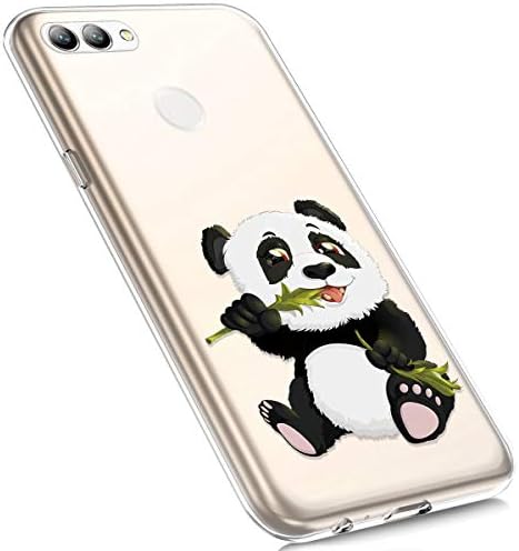 MoreChioce Huawei Nova 2 Silicone Case, Fashion Creative Painted Pattern Slim Transparent Silicone Back Cover Rubber Bumper Protector Compatible with Huawei Nova 2 + 1x Blue Stylus Pen - #08