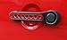 Santu Aluminum Grab Handle Pull Inserts Cover For Jeep Wrangler 2007 - 2017 JK/Unlimited (4 door, Red)