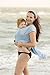 Beachfront Baby Wrap - Versatile Water & Warm Weather Baby Carrier | Made in USA with Safety Tested Fabric, CPSIA & ASTM Compliant | Lightweight, Quick Dry (Sky Blue, One Size)