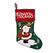 Christmas Stockings for Women Men Adults Kids Girls Boys Cute Embroidered Stockings for Hanging Featuring Santa Snowman Reindeer Snowflakes Red and Green Design for Holiday Decorations Fireplace