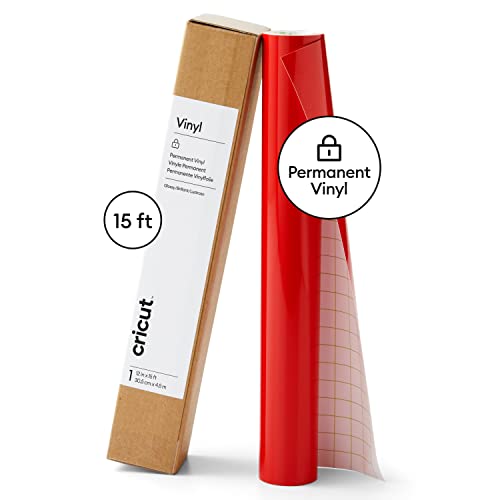 Cricut Premium Permanent Vinyl Roll (12 in x 15 ft), WeatherResistant
