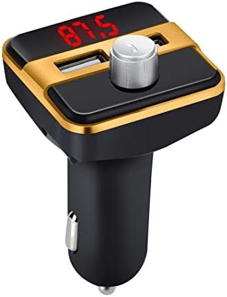 Joint Bluetooth FM Transmitter for Car, Wireless Bluetooth FM Radio Adapter Car Kit with Hands-Free Calling and 2 Ports USB Charger