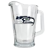 NFL Seattle Seahawks 60-Ounce Glass Pitcher - Primary Logo
