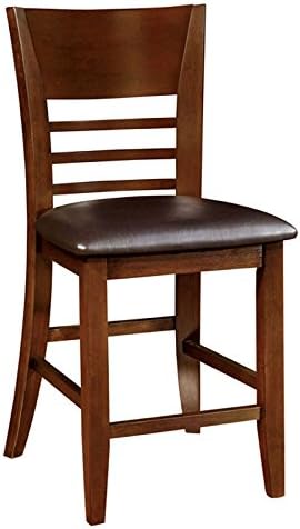247Shopathome Dining-Chairs Brown Cherry