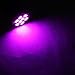 Partsam 10PCS Car Interior Dome Map Lights 8-3020-SMD T10 Wedge 194 168 W5W 158 2825 Purple LED Bulbs