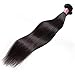 UNice Hair Icenu Series 8A Grade Peruvian Straight Hair 3 Bundles 100% Unprocessed Remy Human Hair Weave Extensions Natural Color (10 12 14)