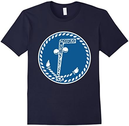 Mens Tubal Cain Mason T Shirt Masonic Tee 3XL Navy