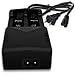 Lithium Battery Smart Charger – Professional and Fast Li-ion Charging – Rapidly Charges 18650, 14500, AAA, AA and Most NiMH Batteries – Blue Progress Lights and Fire Safe Intelligent Circuitry