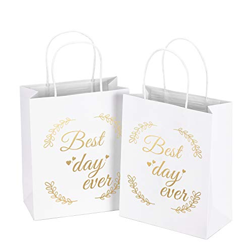 LaRibbons Medium Size Gift Bags - Gold Foil