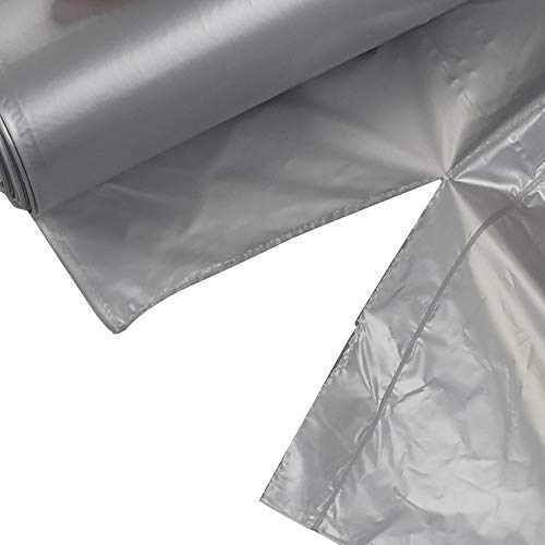 Obston 5 Gallon Kitchen Trash Bags, Grey Garbage Bag, 150 Counts
