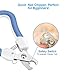 Dog Nail Clippers and Trimmer - Razor Sharp Blades, Safety Guard to Avoid Overcutting, Free Nail File - Start Professional & Safe Pet Grooming at Home (Blue Large)