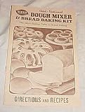 Mirro Gold Fashioned Dough Mixer and Bread Baking Kit Paperback 1968 by 