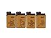 Djeep Southwest Tan Leather Lighters Set of 4