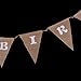 Happy Birthday Hessian Bunting Banner Pennant Rustic Wedding Decor