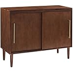 Crosley Furniture CF1103-MA Everett Mid-Century Modern Media Console, Mahogany