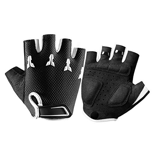 lurdausXD Children Riding Gloves Wheel Sliding Children's Gloves Half Finger Summer SBR Shock Absorber Gloves Palm Rest Bicycle Balance Bicycle Equipment 1 Double