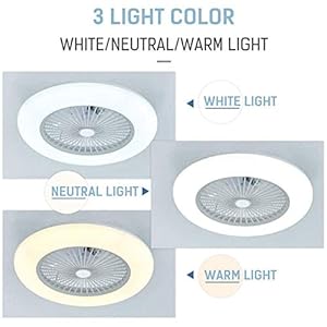 Comprar Ventilador De Techo Con Iluminación Led Luz Viento Ajustable