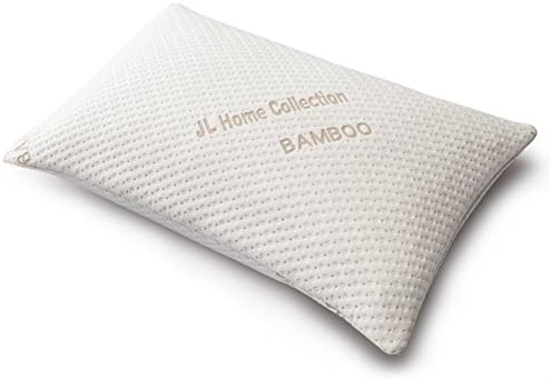 Pillows for Sleeping, Adjustable Loft Shredded Original Memory Foam Pillow with Removable Washable Bamboo Cover - King