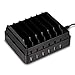 EReach 6-Port Charging Station, [8A/ 44W] 6 Fast USB Ports Desktop Charging Station with Cord Organizer Direct Charging for Smartphones and Tablets