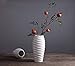 D'vine Dev Round Modern Fiberglass Resin Planter Pot - Easy Grow Planter with Drainage Hole and Plug