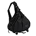 Camera Shoulder Bag DSLR SLR Travel Outdoor Portable Backpack Waterproof and Sling Bag Knapsack for Canon, Nikon, Sony, Olympus, Samsung, Panasonic, Pentax Camera and Camera Accessories (Black)