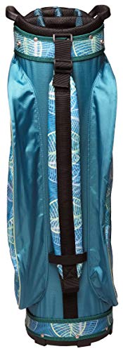 Glove It Women's Golf Bag Ladies 14 Way Golf Carry Bag - Golf Cart Bags for Women - Womens Lightweight Golf Travel Case - Easy Lift Handle - 2019 Aqua Leaf