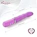 Loveryoyo Waterproof G-spot Vibrator, 10 Speed Silicone Vaginal and Clitoral Stimulator Massager, Beginners Sex Adults Toy for Women (Purple)