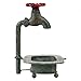 Lily's Home Vintage Rustic Bar Soap or Kitchen Sink Sponge Holder, Dish Style with Country Design Crafted from an Old Spigot and is Ideal for Any Whimsical Decor Style, Green Patina