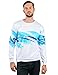 Uideazone Teen Boys 3D Graffiti Shirt the 90s Crewneck Sweatshirt White, White8, Asia XL= US L