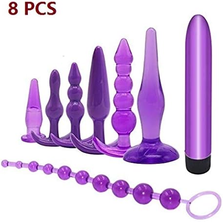Maomiao Super Soft Toy Kit Training Toy Beginner Starter Set Women Couple Play - 100% Medical Grade Silicone 01 (8 PCS)