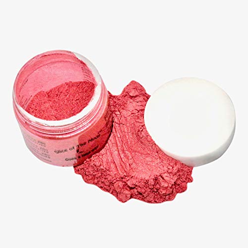 Slice of the Moon | Magic Red Natural Mineral Mica Powder, 0.42oz (12g) | for Personal or Professional Use - Cosmetics, Epoxy Resin Projects, Nail Polish, Soaps, Bath Bombs, and Art Projects - Thumbnail 2