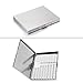 Stainless Steel Extra Slim Silver Cigarette Case Holds 9 Cigarette (For Regular Size 84mm and King Size Only)