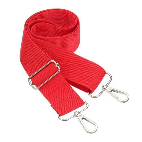 PATIKIL Purse Strap Replacement 1.5 Inch, Adjustable Wide Shoulder Strap Crossbody Bag Strap Belt for Canvas Bag Handbag Guitar, Red at Amazon