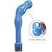 Blue Prostate Massager Male Sex Toy Waterproof Multi Speed P Spot Vibrator with Powerful Vibrations