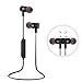 Bluetooth Headphones, Ifecco In-ear Wireless Earbuds Sports Magnetic Earphones with Built-in Mic Noise Cancellation Support Sweat-proof Stereo Headset for iPhone Android and More (Black)