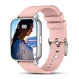 Pink Smart Watches for Women, 1.69"" Full Touch