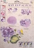 1165 Lilacs, Folk Art, One Stroke, Reusable Teaching Guide